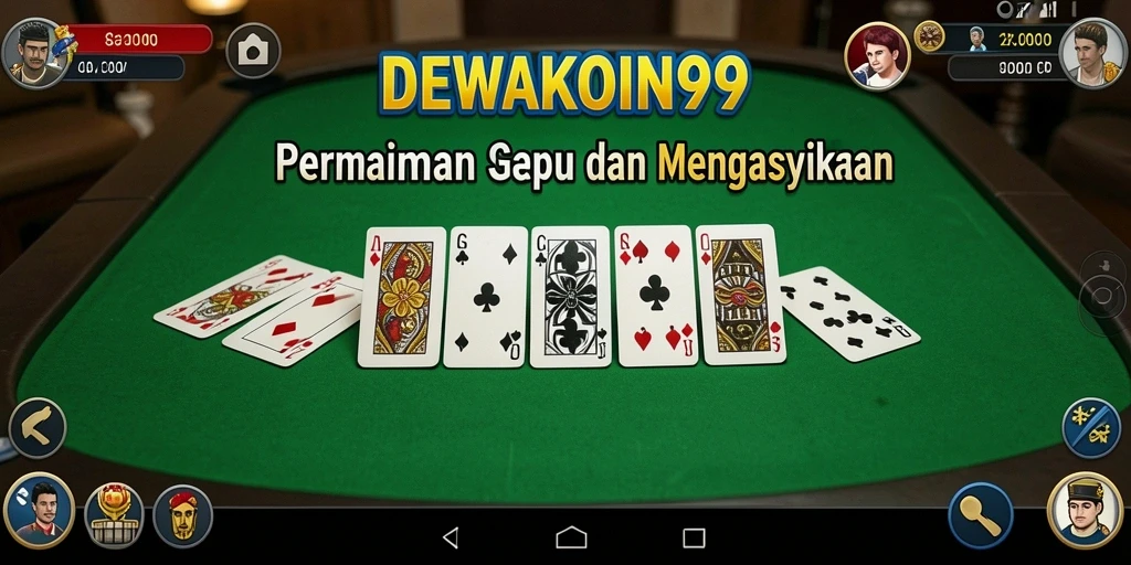 Tampilan gameplay seru DEWAKOIN99 dengan fitur interaksi pemain yang unik.