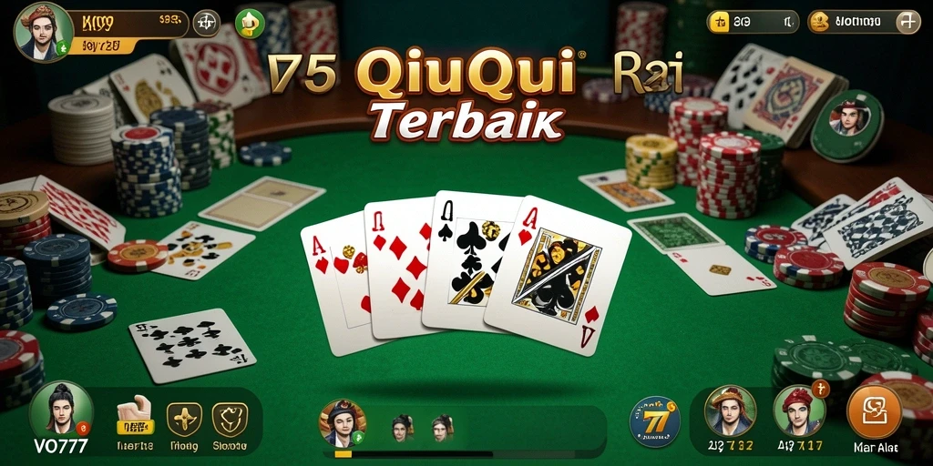 Screenshot VO777 menampilkan aksi seru permainan QiuQiu.