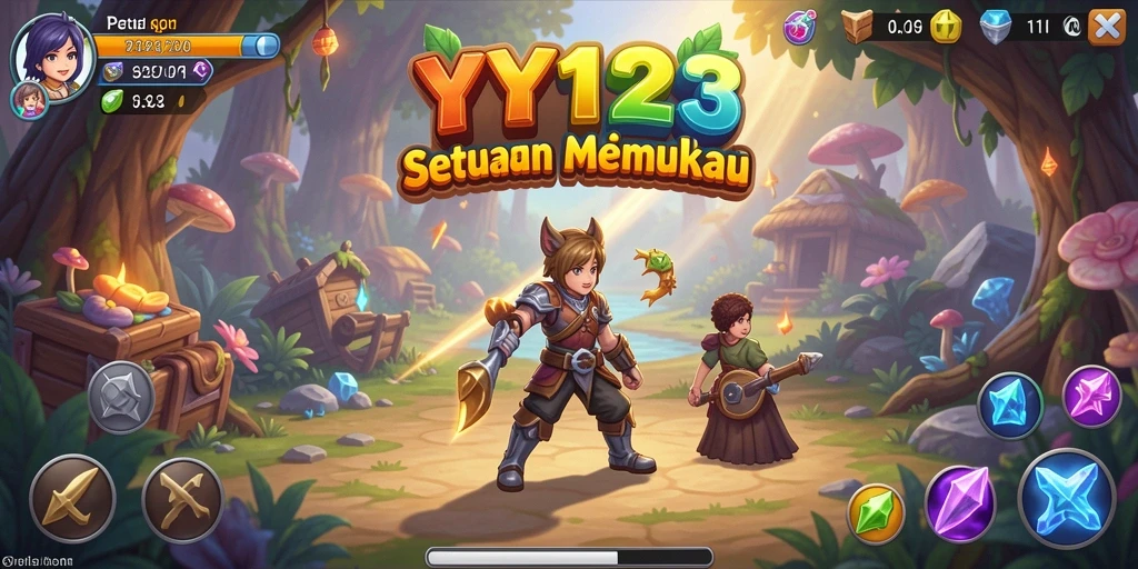 Tampilan gameplay YY123 yang mendebarkan dan penuh aksi.
